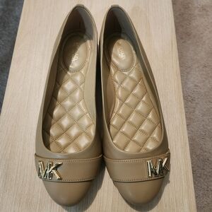 Michael Kors Tan Ballet Flats